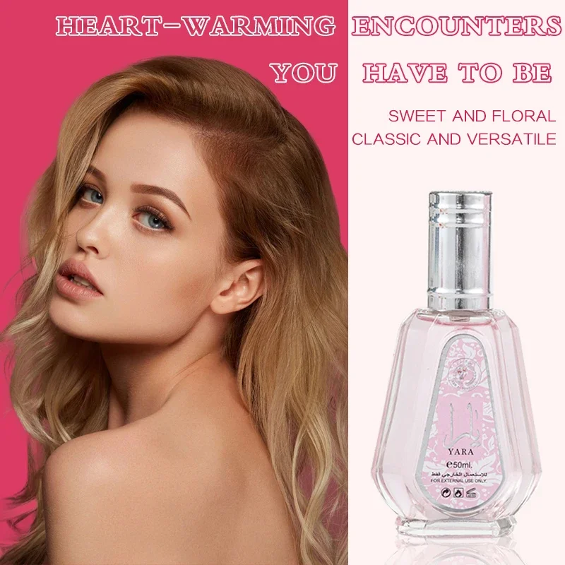 100mlArd Al Zaafaran Yara Original Women Eau De Parfum Spray Aphrodisiac Long Lasting Light Fragrance High Quality Easy To Carry