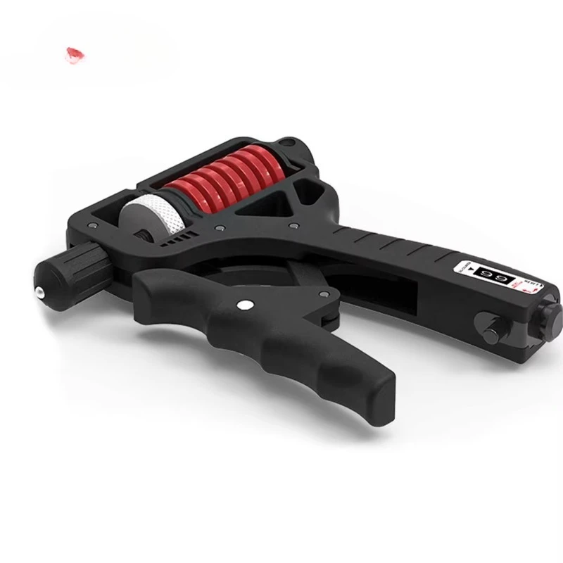High Quality Built-in Counter 10-100kg Grip Reinforcement Heavy Duty Silicone Sports Finger Expander Steel Wrist Cover