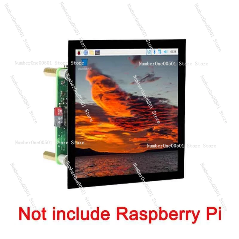 

4-Inch display compatible with HDMI dual capacitive touchscreen square LCD 720 × 720 IPS