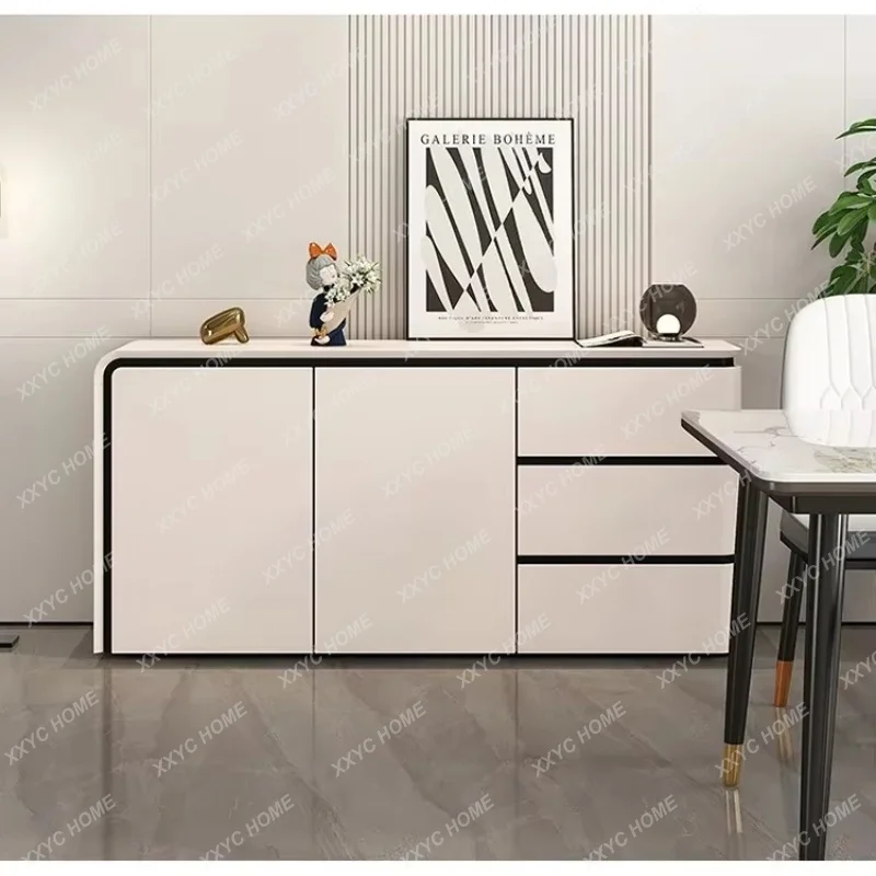 XXNew Storage c Cabinets Wood Bathroom Luxury Open Shelf Cabinets Living Room Morden Sideboard  Furnitur