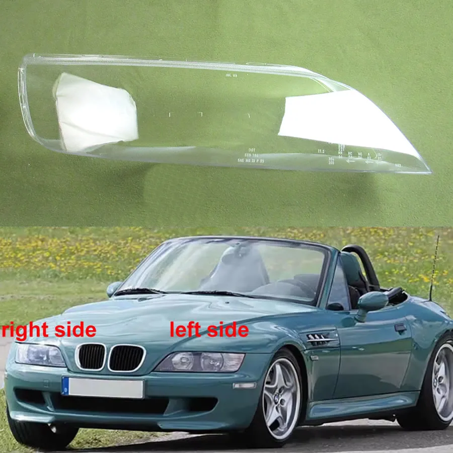 For BMW Z3 1996 1997 1998 1999 2000 2001 Headlamp Transparent Mask Cover Headlight Shell Plexiglass Replace Original Lens