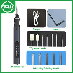 MaAnt D1 D2 Electric Grinding Pen Intelligent Charging Engraving Pen Phone CPU IC Polishing Lattice Cutting Tool OCA Remover