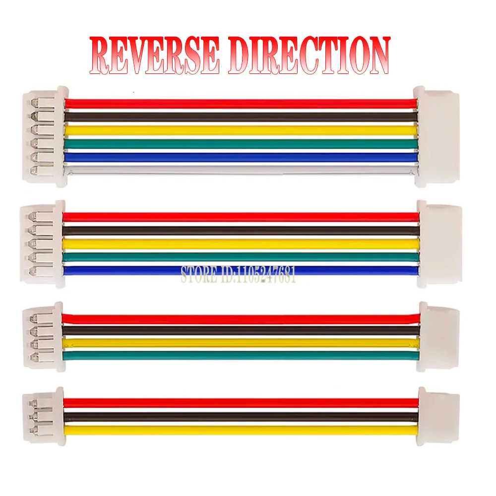 5/10pcs SH 1.0mm Male/Female Connector with Wire 2-10Pin 100/200/300mm Jumper Line SHR Compatible