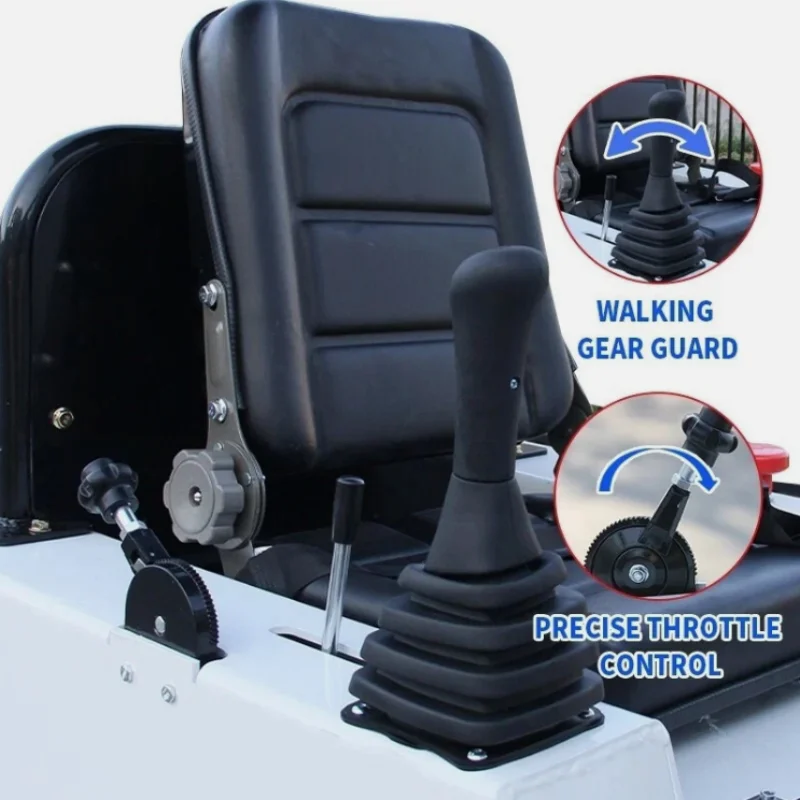 Ride-on Multifunctional Mini Skid Steer Loader Tracked Crawler, Celling Track Riding CE/EPA Compliance Engine US Inventory