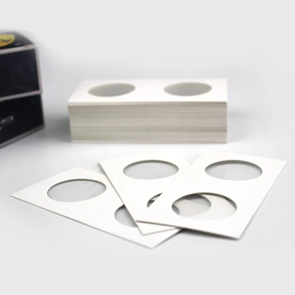 300pcs Holders Storage Case Transparent Flip For Silver Easy Carry Long Term Protection