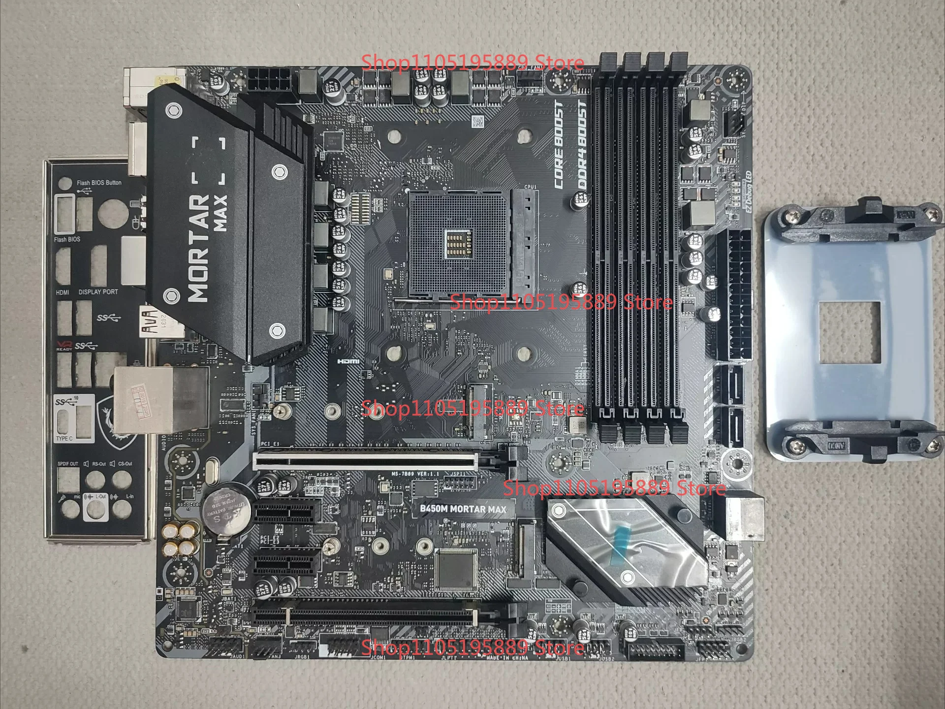For MSI B450M MORTAR MAX Motherboard MATX Socket AM4 AMD B450 DDR4 2×M.2 Gigabit LAN Support Ryzen 1/2/3 Gen CPU
