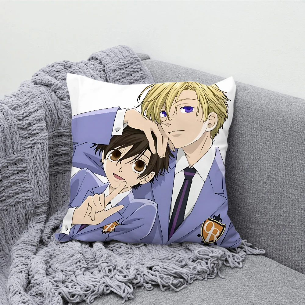 O-Ouran High School Club Pillow Case Soft Cushion Cases for Farmhouse Sofa Decor Home Decorations and Protector Pillow Case