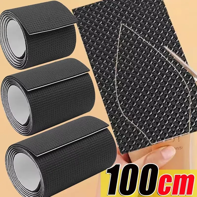Mute Cushion Anti-slip Sole Stickers Shoes Patch Strong Self Adhesive Cuttable Grid Pattern Soles Stickers Anti Wear Silent Tape image 3