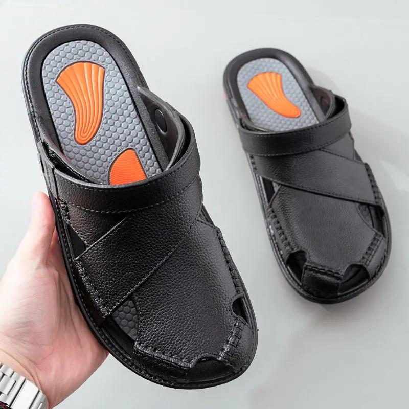 Closed-Toe Non-Slip Men Clogs 2026 Textured Sole Convertible Work Shoe Safe Grip
