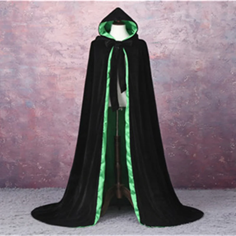 Elegant outdoor Hooded Cloak Pageant Velvet Cloak Luxury Europe Style Robe Medieval Cape Shawl Party Queen Princesse shawl cloak