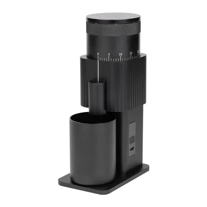 New household electric coffee grinder, portable and rechargeable, stainless steel conical burr, all-metal grinding machine