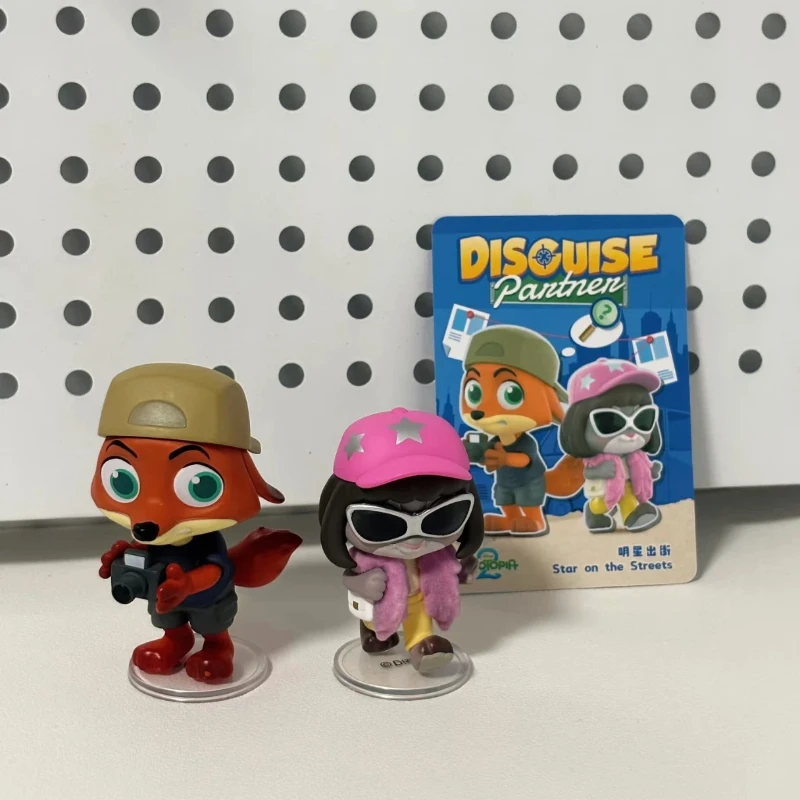 

Подлинная Зоотопия Discuise Partner Series слепая коробка милая кукла модная игрушка настольное украшение аниме периферийные настольные украшения