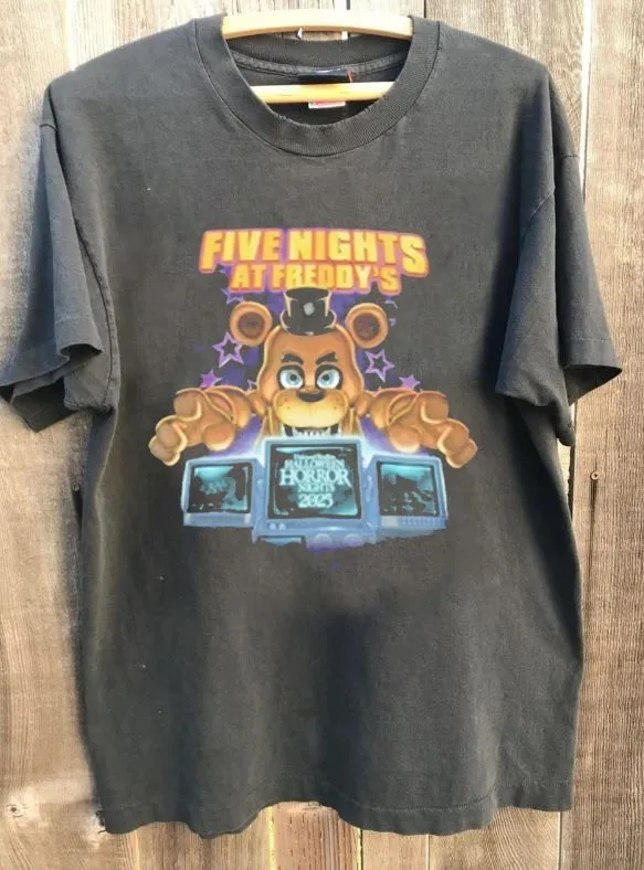 

Five Nights At Freddy’s Halloween Horror Nights 2025 Unisex T-shirt Vtg WA3365