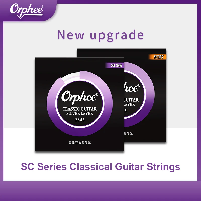 

Orphee SC Classical Guitar Strings Nylon Core Silver Plated Wire Wound Classical Guitarra Strings Guitar Parts & Accessories