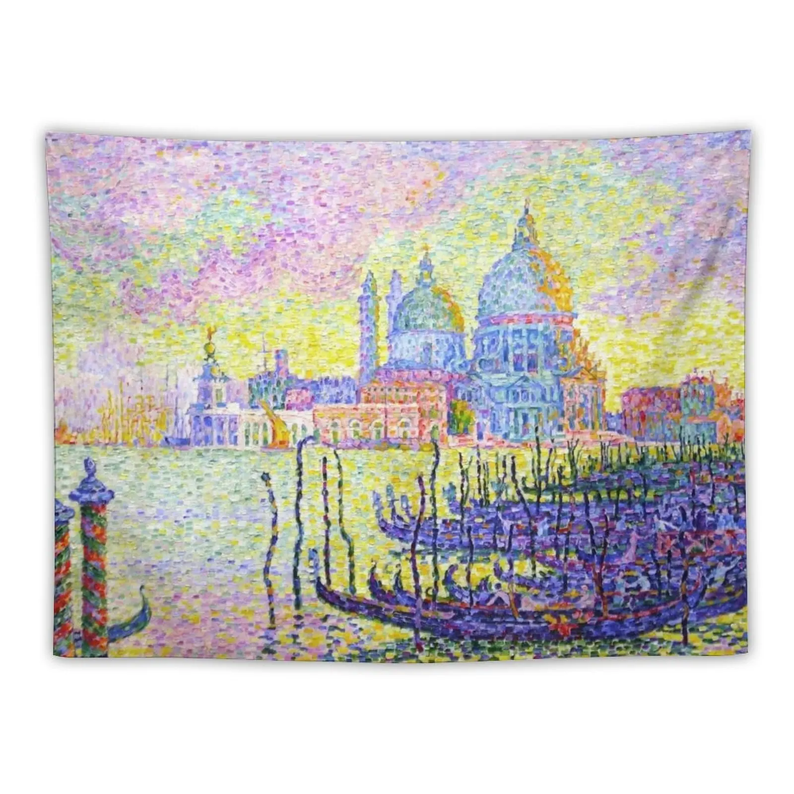 

New Favourite Artist - Grand Canal, Venice - Paul Signac Tapestry Mushroom Tapestry Wall Art