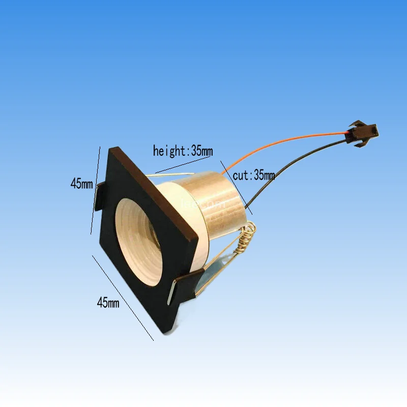 square model Cob Cabinet  12pcs  Dimmable Plafond Downlight 3W Ac85-265V Dc12V Encastré Led Spot Light L