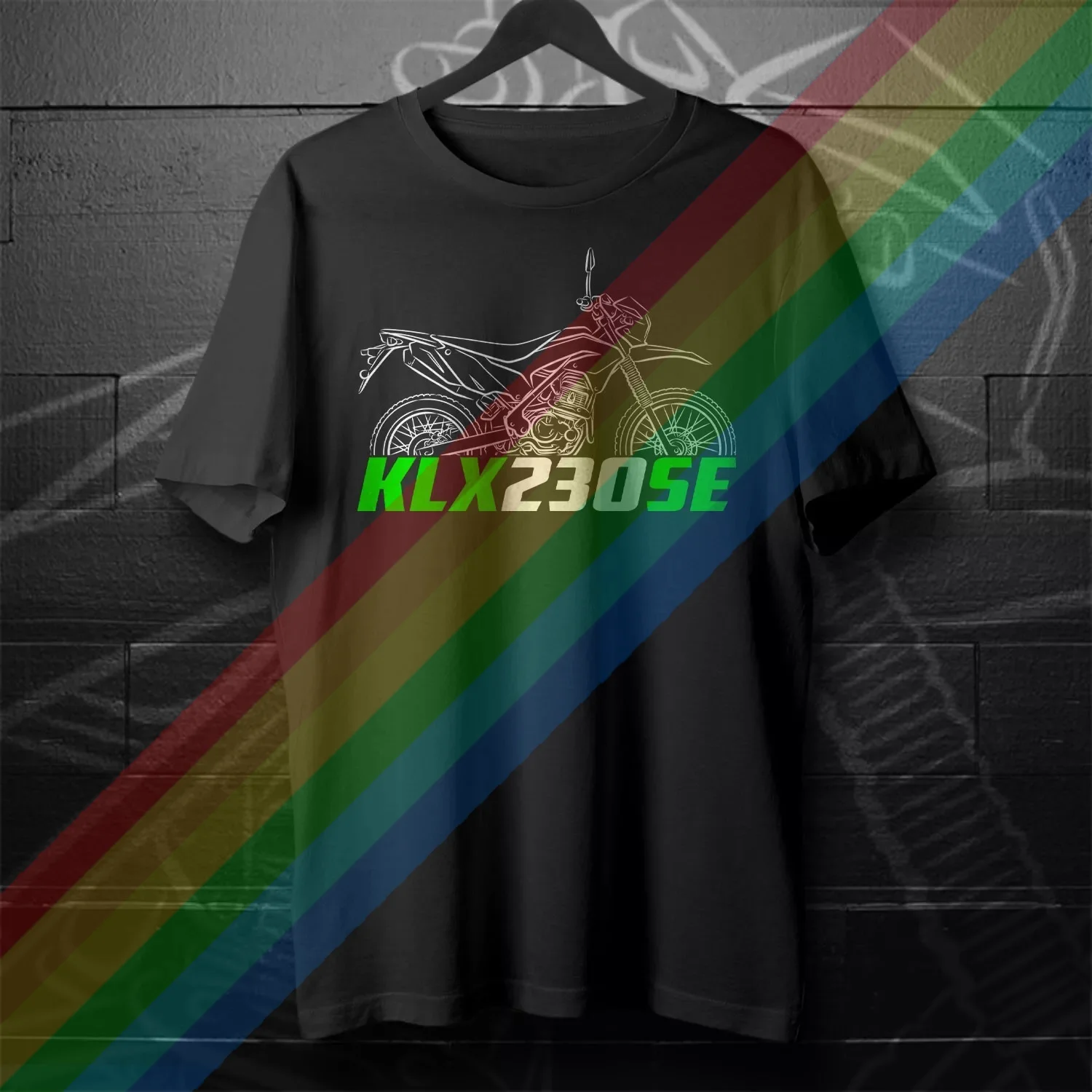 2025 رجل تي شيرت عادية KLX230 2019-2025 دراجة نارية تي شيرت الجرافيك الصيف قصيرة الأكمام 100% القطن S-3XL كول المحملة