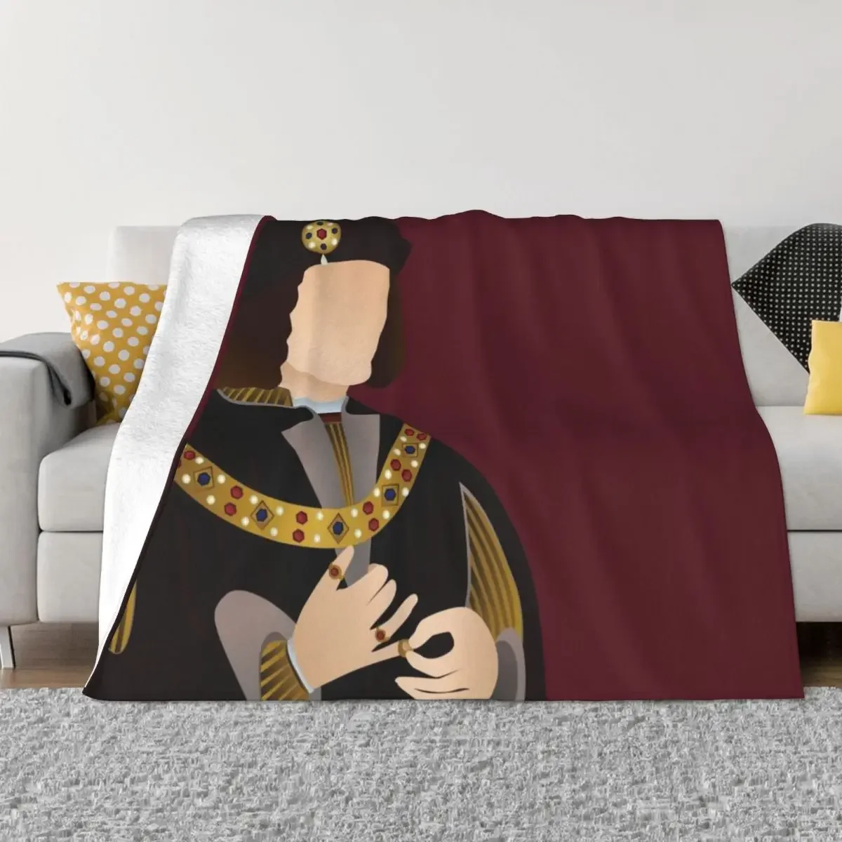 Richard III Throw Blanket valentine gift ideas For Decorative Sofa Multi-Purpose Blankets