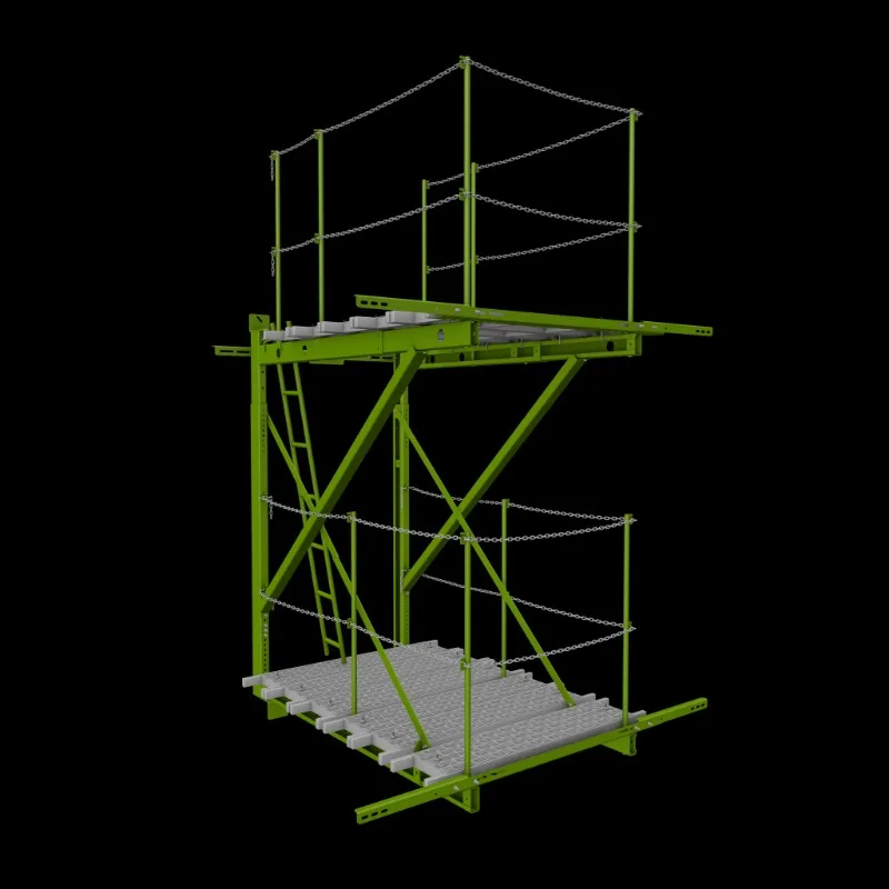 Special for Elevator Installation, Telescopic Top-floor Double-layer Platform, Top-floor Leap, No Machine Room Platform