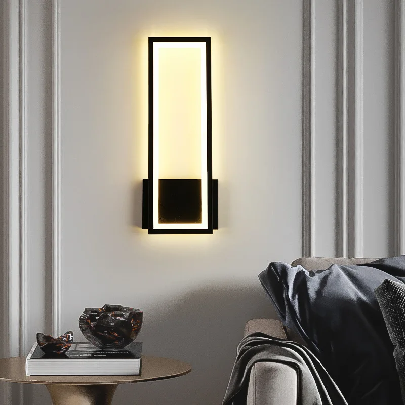 FPHLUX Wall Lamp Bedroom Bedside Lamp Modern Minimalist Staircase Lamp 2023 New Light Luxury Living Room Background Wall Lamp