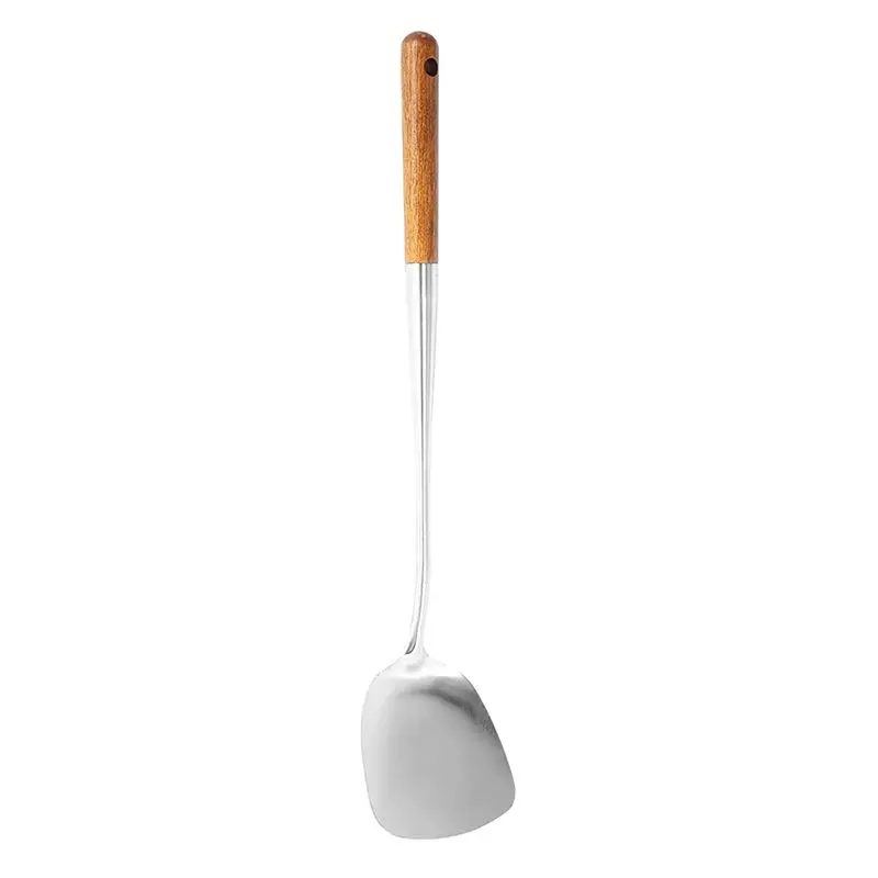 HITL Wok Spatula, 17Inches Spatula for Wok, Stainless Steel Wok Spatula