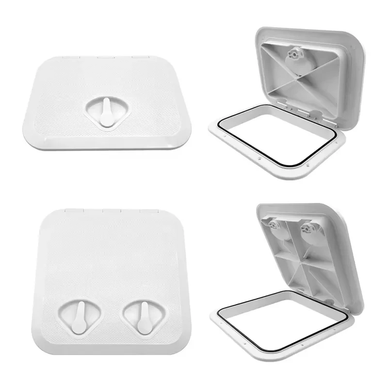 Square Aluminum Boat Hatch Marine Supplies Yacht Deck Cover Little Dolphin Accessories Waterproof Storage Lid for Small Boats