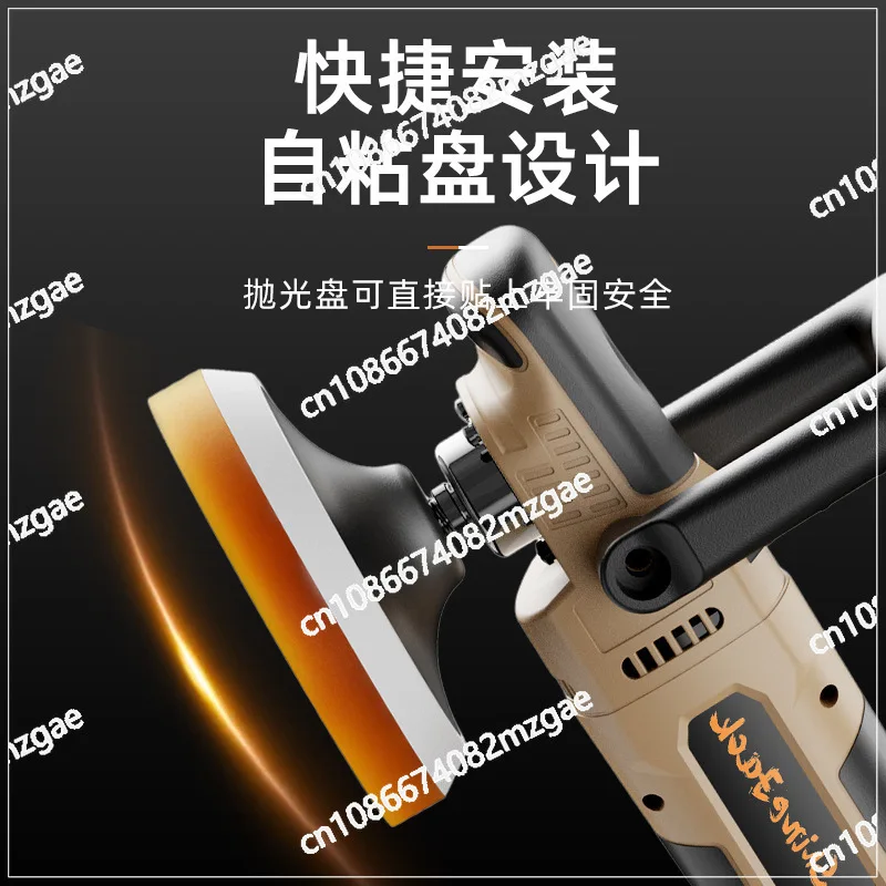 آلة طحن وتلميع السيارات بالكامل، آلة شمع قرص الصوف المنزلية الصغيرة متعددة الوظائف #3