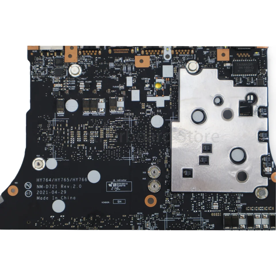 Laptop Mainboard For Lenovo Legend 7-16ITHg6 NM-D721 With CPU I7