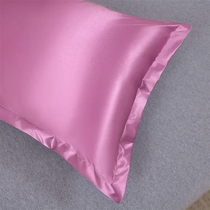 1pc 100%  Silky satin Pillow Protector, satin body Pillowcase Protector  Soft Comfortable long Pillow Covers view 4