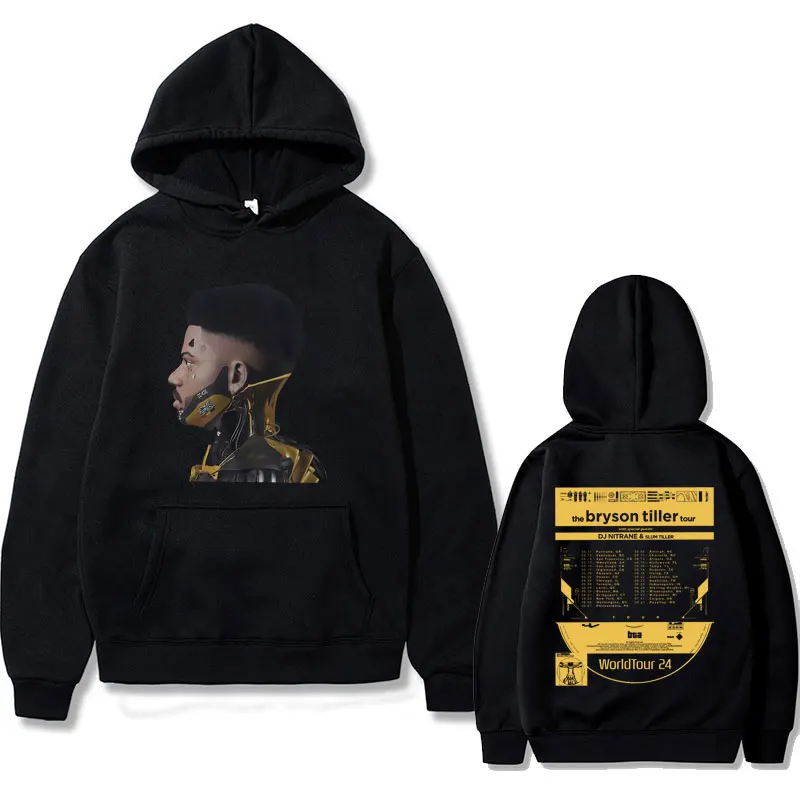 

Rapper Bryson Tiller Bta World Tour 2024 Hoodie Men Women's Hip Hop Oversized Sweatshirt Men's Fashion Trend Pullover Hoodies