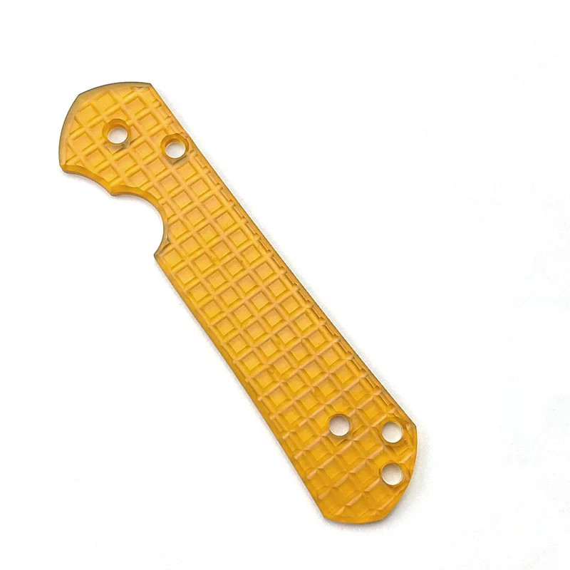 1pc 2 Patterns Ultem PEI Transparent Knife Handle Scale For Chris Reeve Large Sebenza 21 Knives Grip DIY Making Accessories Part