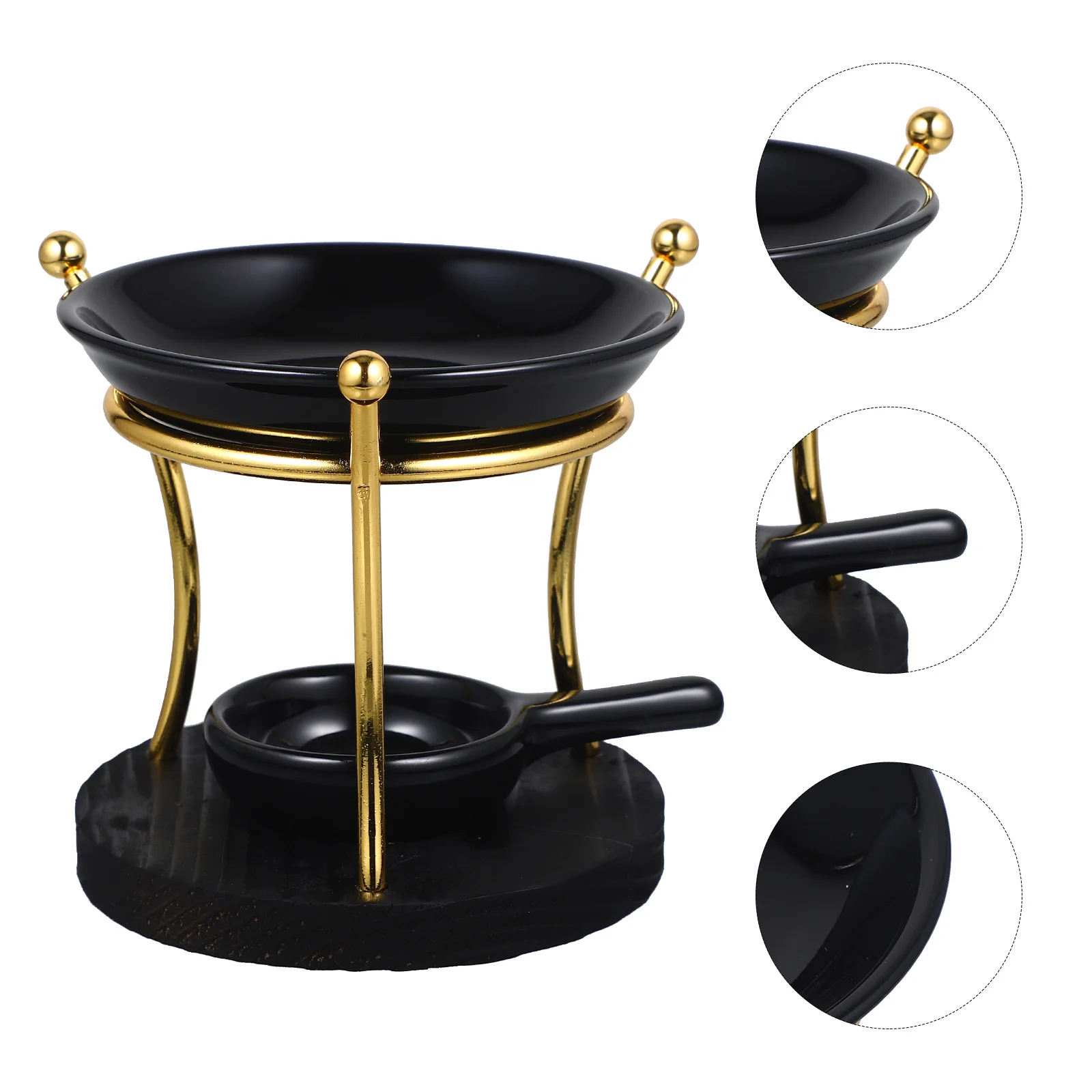 

Ceramic Aroma Burner Essential Oil Diffuser Tealight Wax Warmer Decorative Holder for Home Office Burner Holder