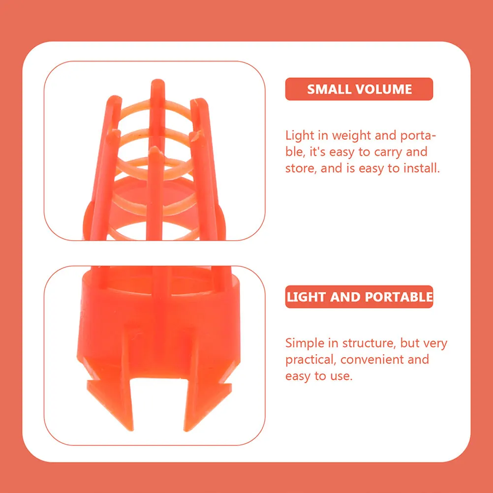 

30Pcs Queen-Bee Protective Cage Plastic Cell Protector Portable Rearing Stand Beekeeping Equipment Protector