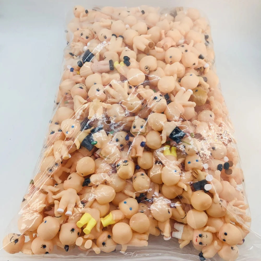 

Wholesale 500Pcs Mini Lovely Kewpie Baby Doll 3cm Pvc Angel Colletion Model Baby Toys for Children Birthday Gift