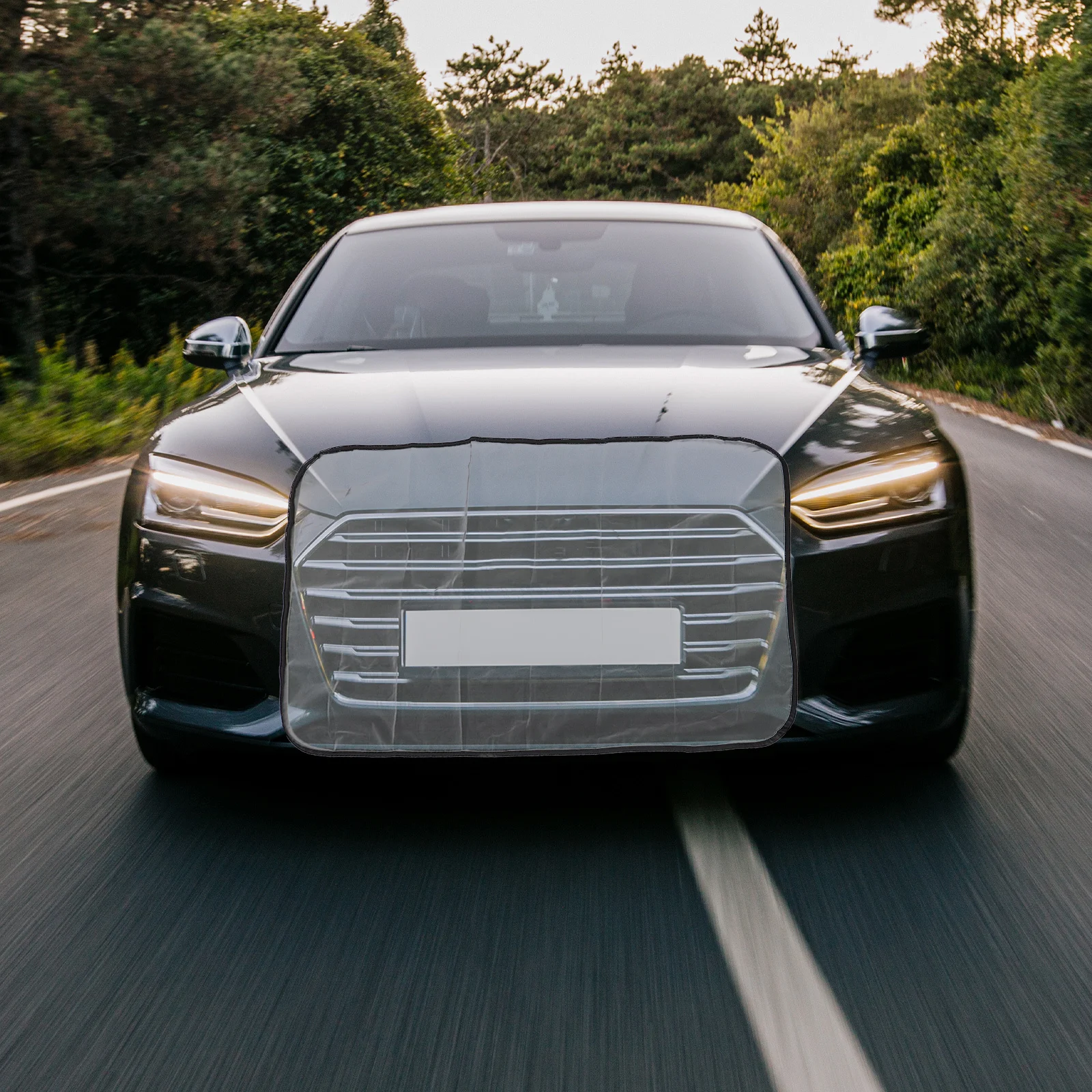 شبكة حماية مشعاع السيارة، فلتر عالي الكفاءة، واقي أوراق الأوساخ الحجري المتين لملحقات السيارات الخارجية #6