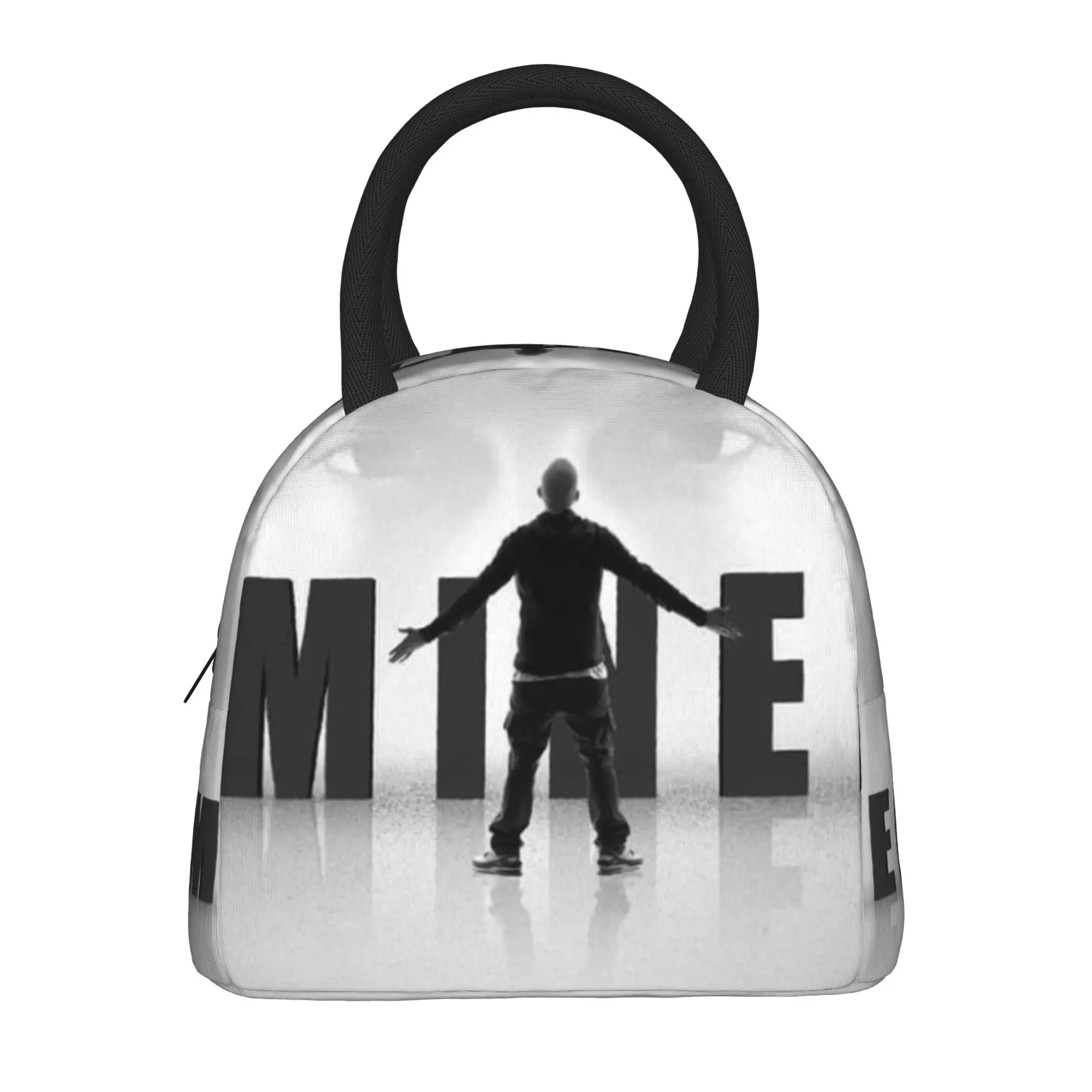 Eminem Merch Insulated Lunch Tote Bag For Office  Food Storage Bag Portable Thermal Cooler Lunch Boxes