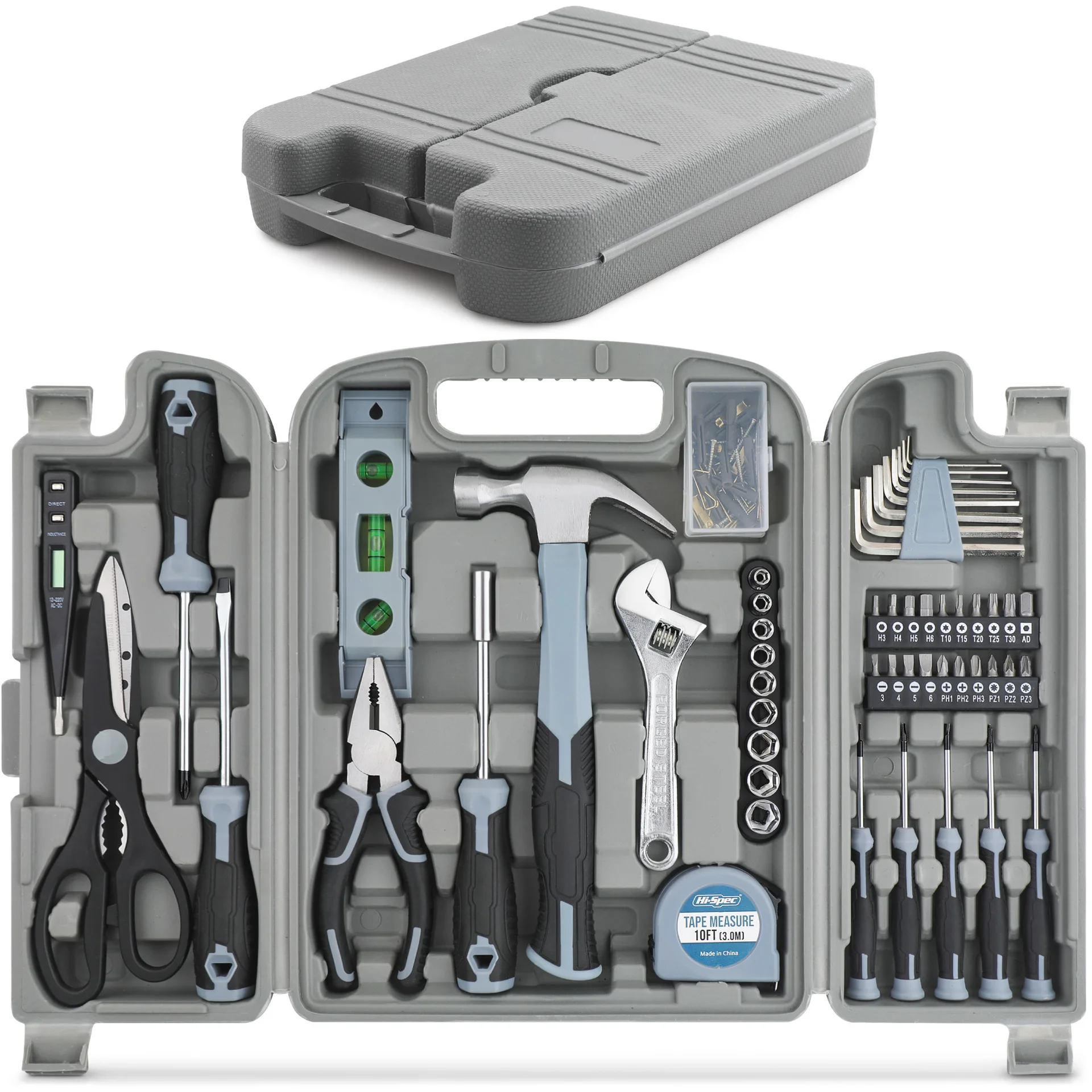 

54 Pieces Household Tool Set Tool Hammer Scissors Wrench Combination Hardware Household Repair
