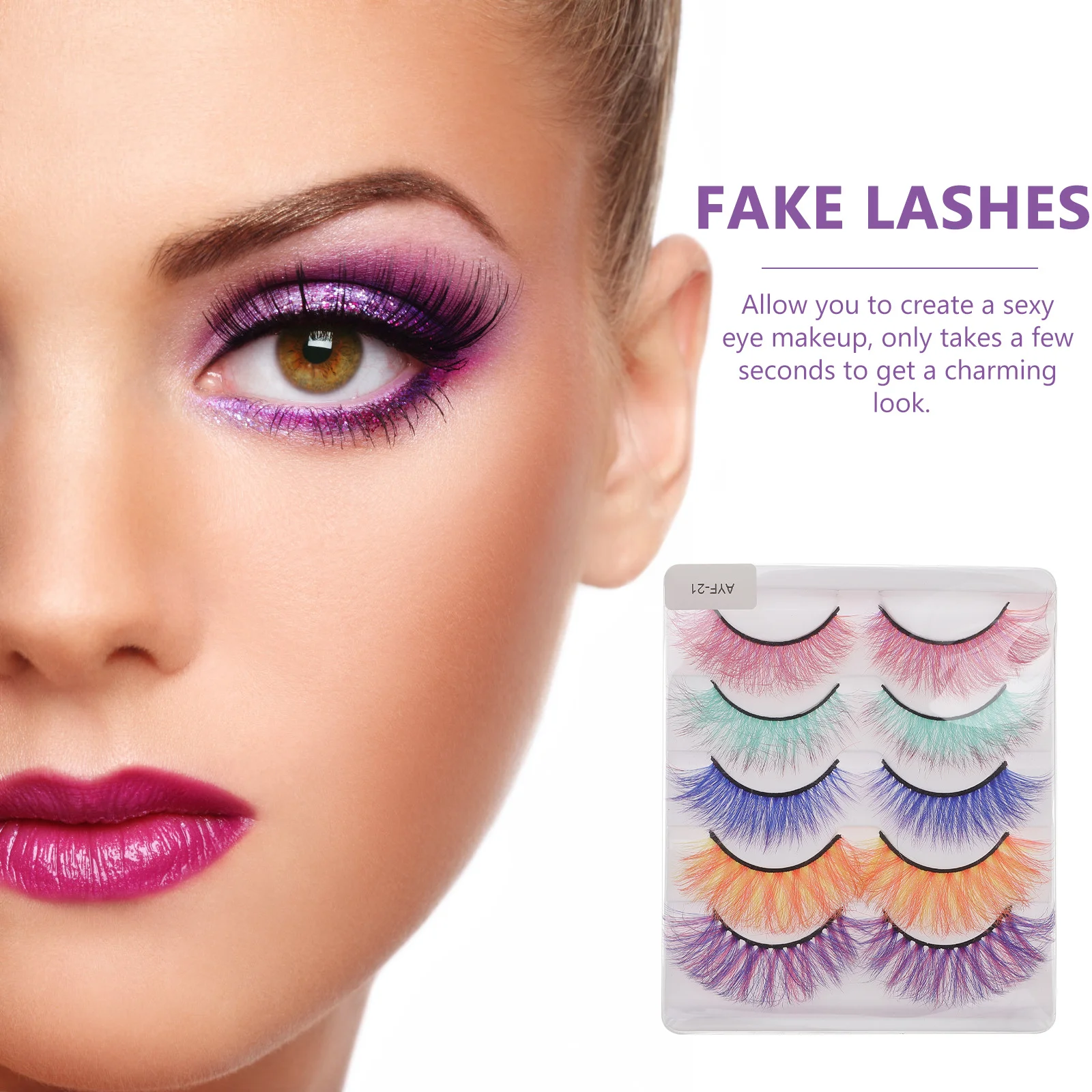 5 Par Naturalnych Sztucznych Rzęs Lekkie Sztuczne Przedłużanie Rzęs na Imprezę Codzienny Makijaż Rzęsy