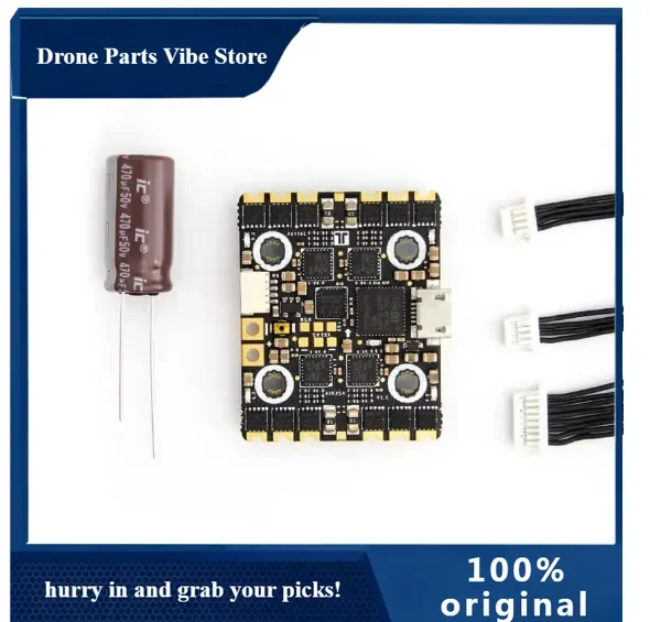 

APOriginal FC G4 AIO 35A-N F. Controller Processor/KISS FC Firmware/2S-6S Lipo for FPV Racing Dr-ones