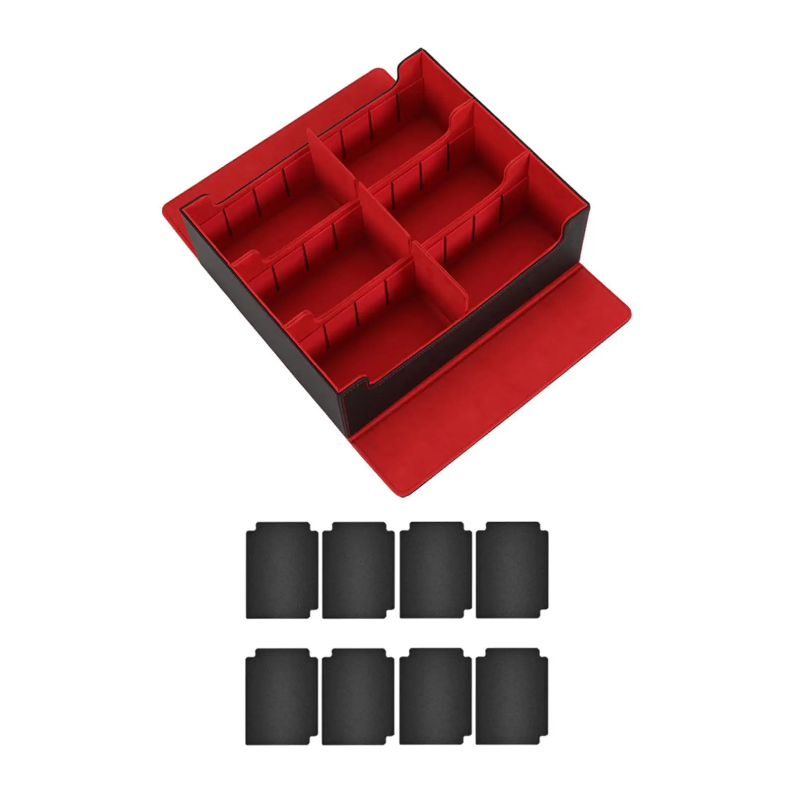 Card Deck Box with 8 Card Dividers Versatile Gathering Card Toy Can Holds 1800