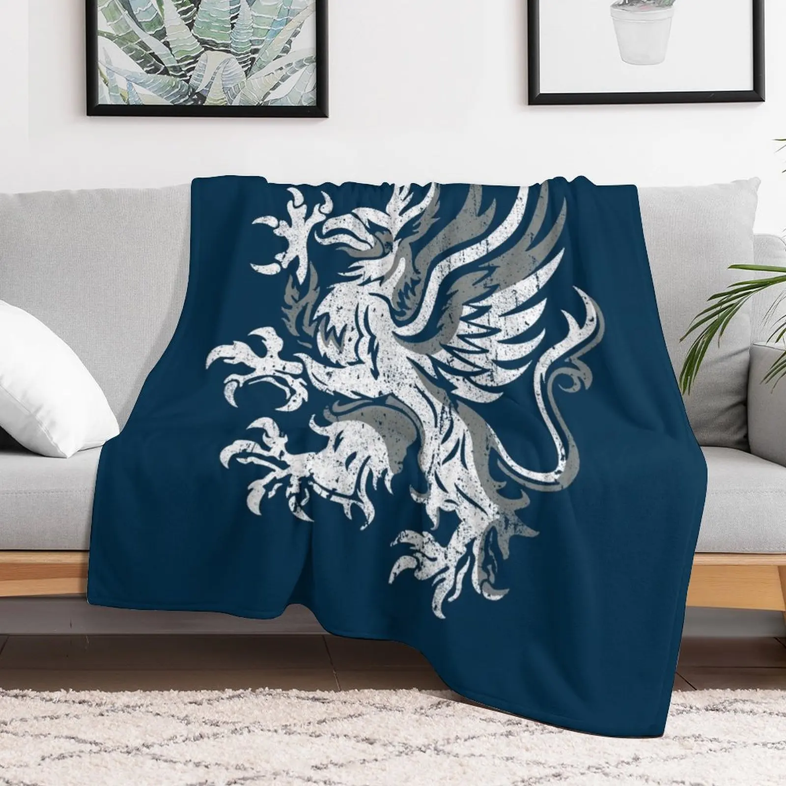 Grey Warden Sigil Throw Blanket Furry valentine gift ideas Blankets