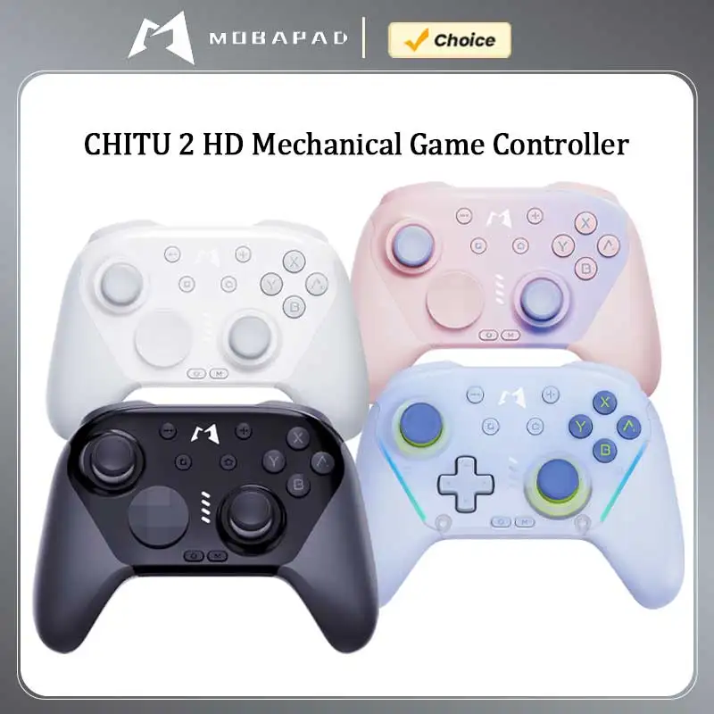 MOBAPAD CHITU 2 HD メカニカルゲームコントローラー Nintendo Switch 1/2、PC、Android、iOS用 TMRグライドスティック搭載ゲームパッド