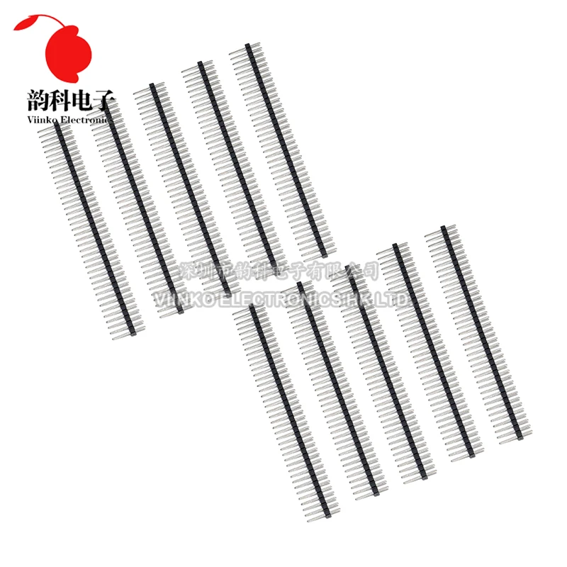 10 sztuk 1.27mm 40 Pin męski jeden rząd listwa stykowa