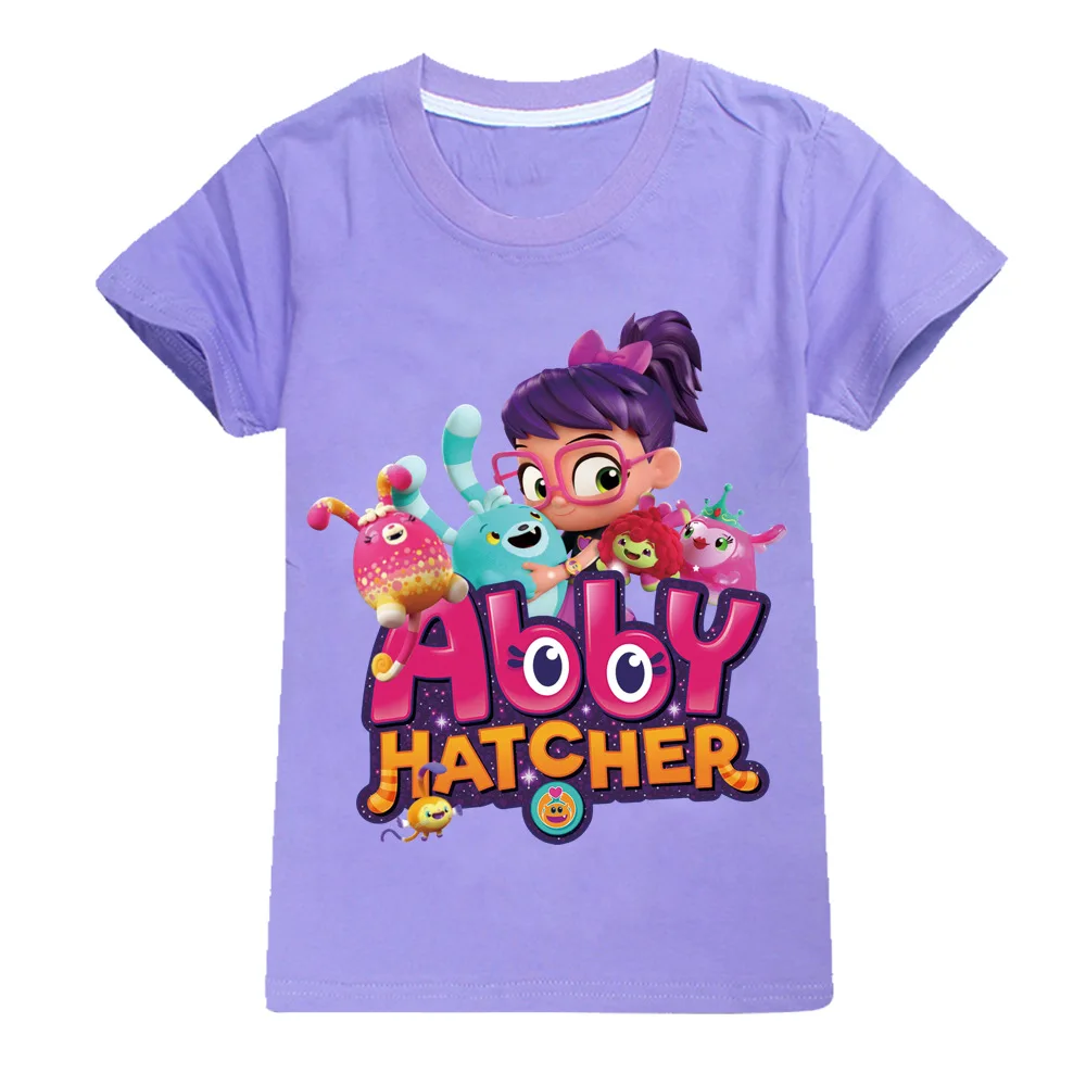 소년 소녀 Abby Hatcher 3D 인쇄 T 셔츠 어린이 만화 Tshirts 어린이 애니메이션 T-셔츠 여름 유아 티셔츠 Camiseta Infantil