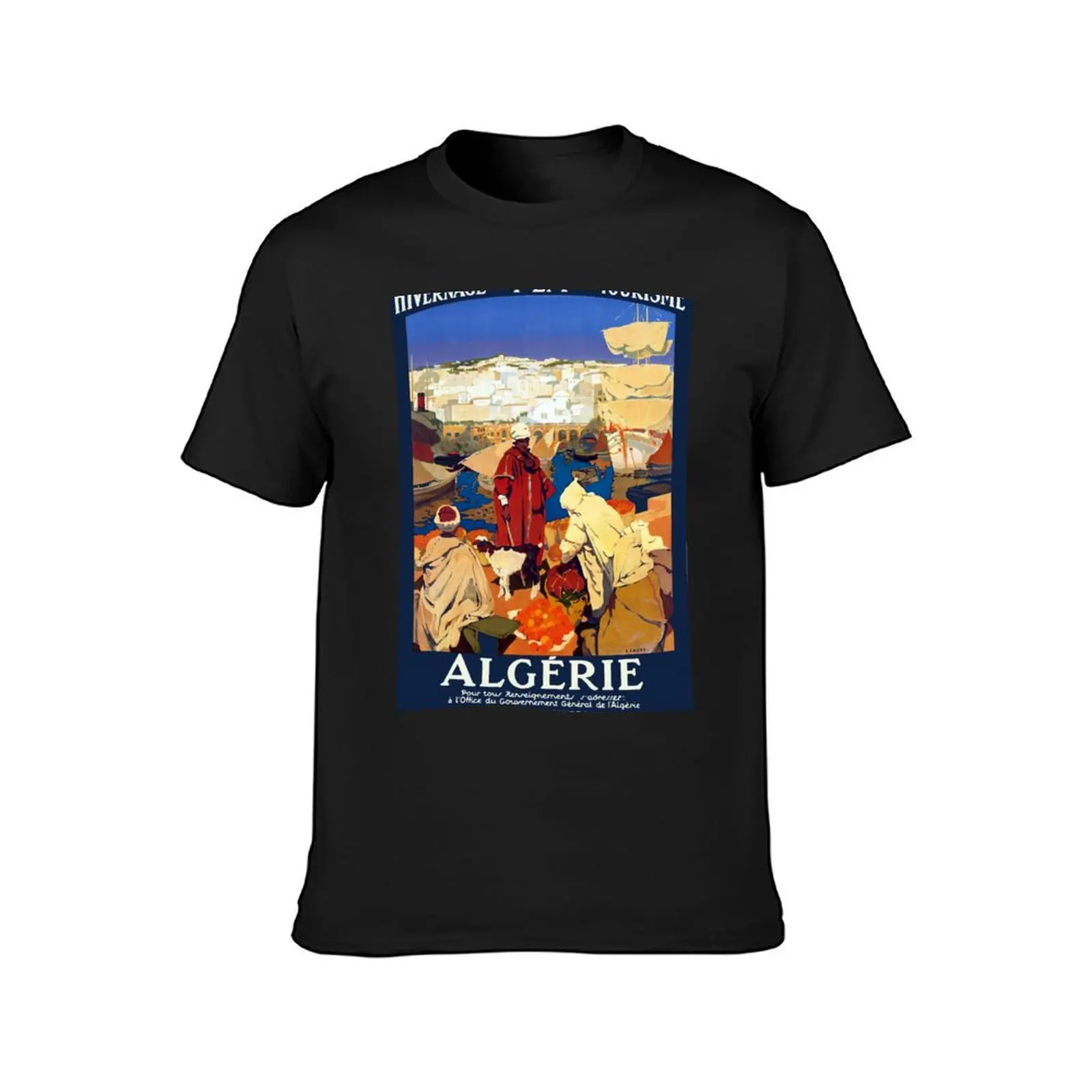 Vintage Algeria Travel T-Shirt tees sublime customs design your own mens graphic t-shirts funny