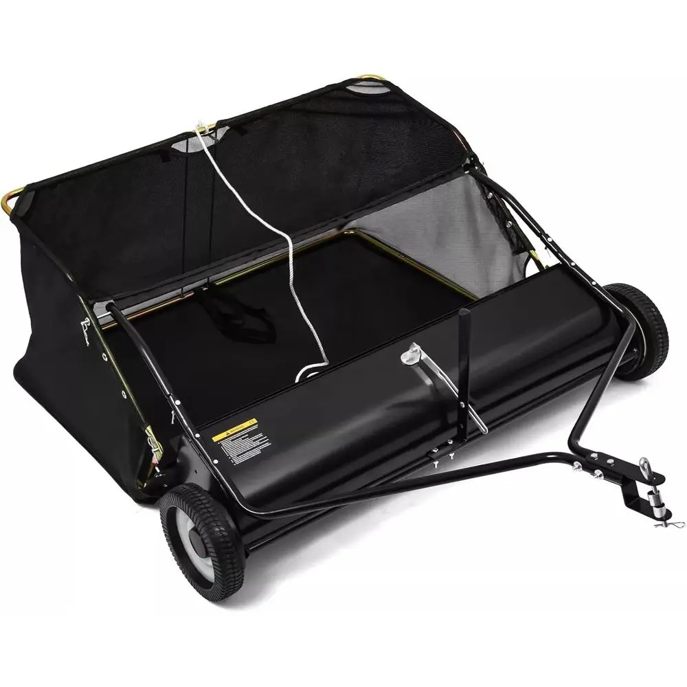 

42-дюймовая буксируемая подметальная машина с емкостью для сбора листьев на 12 кубических футов, совместимая с оригинальным оборудованием