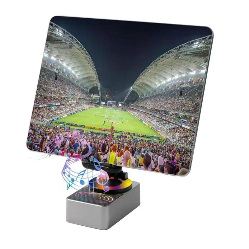 مكبر صوت بلوتوث لاسلكي مع بنك الطاقة، 5 في 1 حامل هاتف LED للشحن في حالات الطوارئ لهدايا المهرجانات لعائلة الأصدقاء