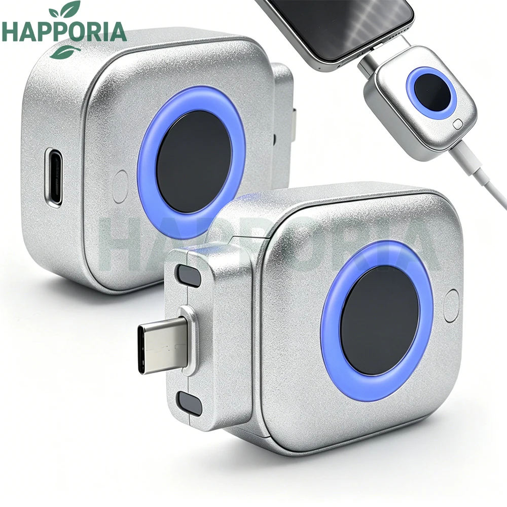 HAPPORIA 140W Inteligentna ładowarka z funkcją automatycznego wyłączania, adapter typu C, pełna ochrona przed przetłumeniem i nadmiernym napięciem dla telefonów i laptopów. — zdjęcie produktu 7