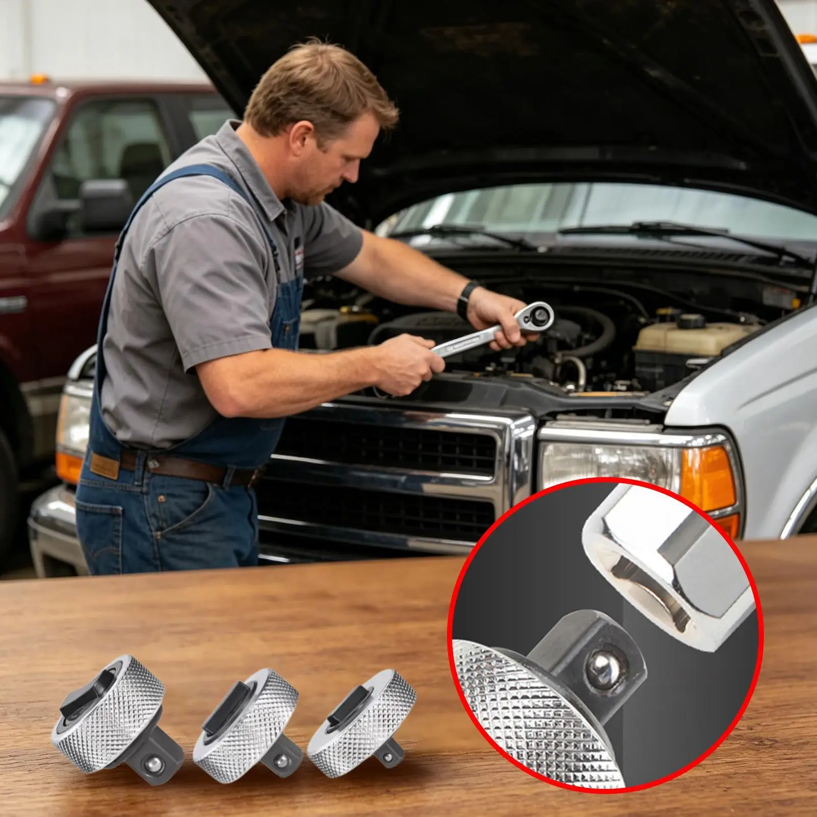 

Hand Ratchet Mini Thumbwheel Socket Wrench Auto Repair Ratchet Wrench For Automotive Garage Construction Industry Plumbing
