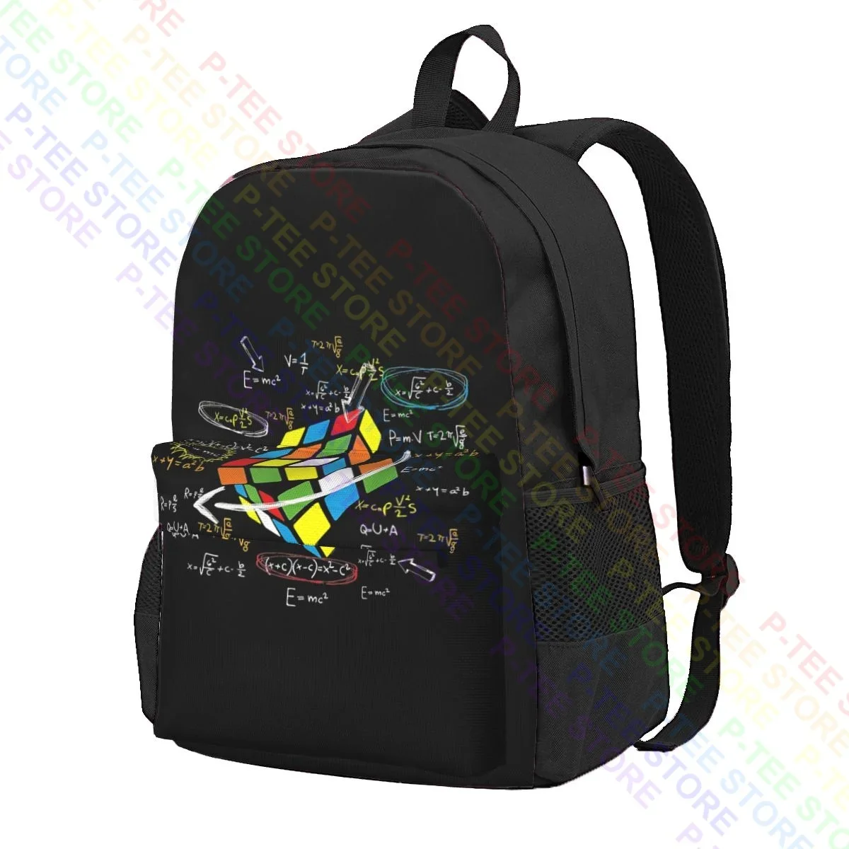 Math Rubik Rubix Rubics Player Cube Math Lovers Full Large Capacity Backpack Newest Gym Tote Bag